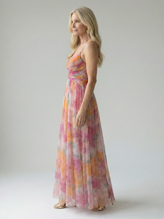 Charline | Robe Maxi Portefeuille Douce