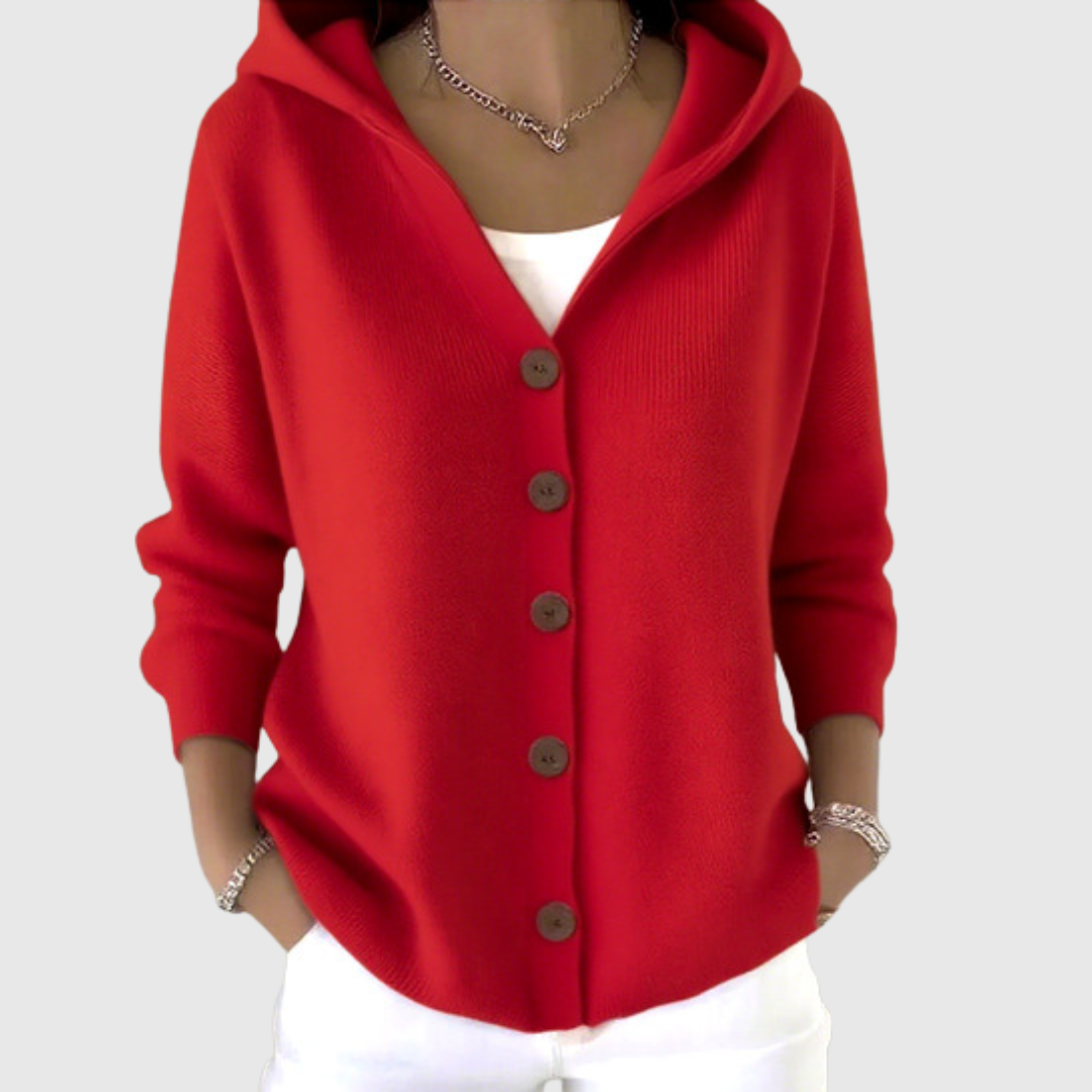 Leontine™ | Cardigan à Capuche