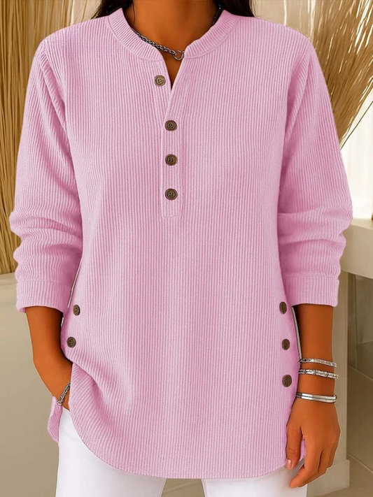 Éva | Tunique Henley Boutonnée