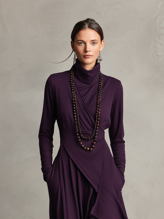 Nathalie | Robe Élégante Drapée