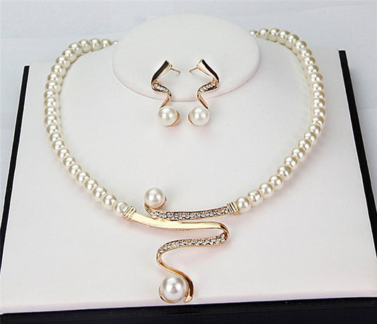 Perla | Parure Collier et Boucles d'Oreilles
