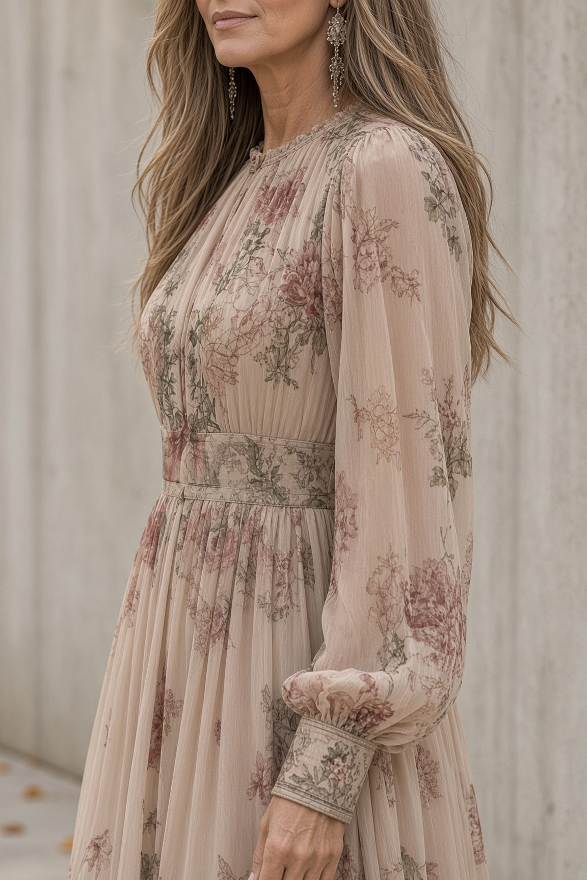 Louise | Robe Maxi Fleurie