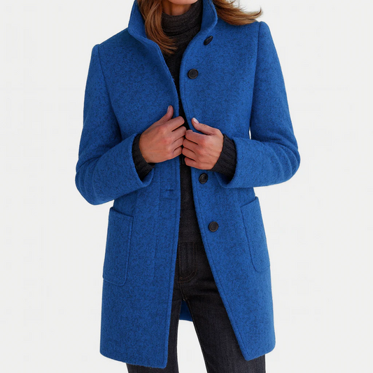 Léonore | Manteau en Laine Coupe Midi
