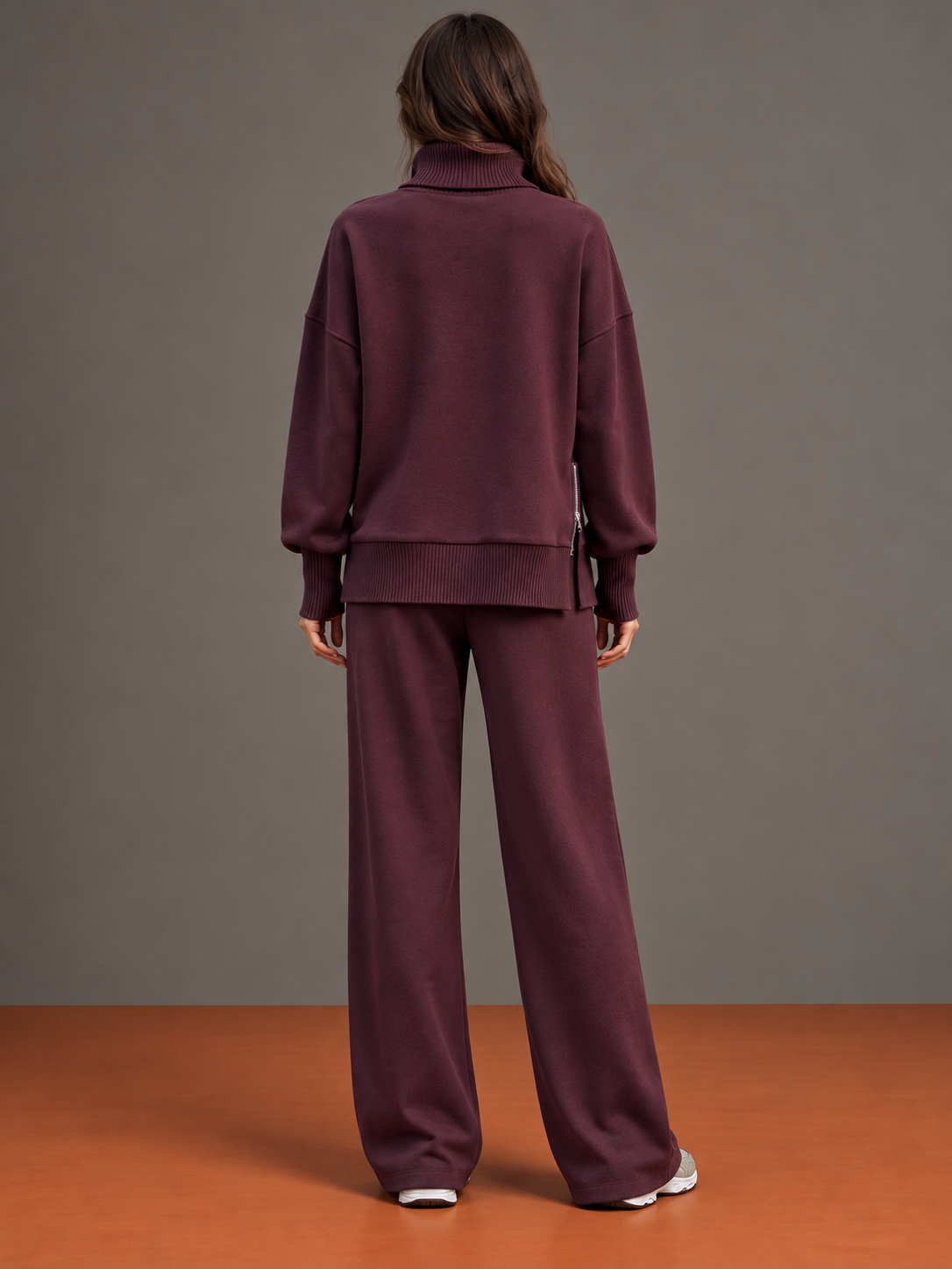 Séverine - Ensemble Sweat Ample et Pantalon Droit