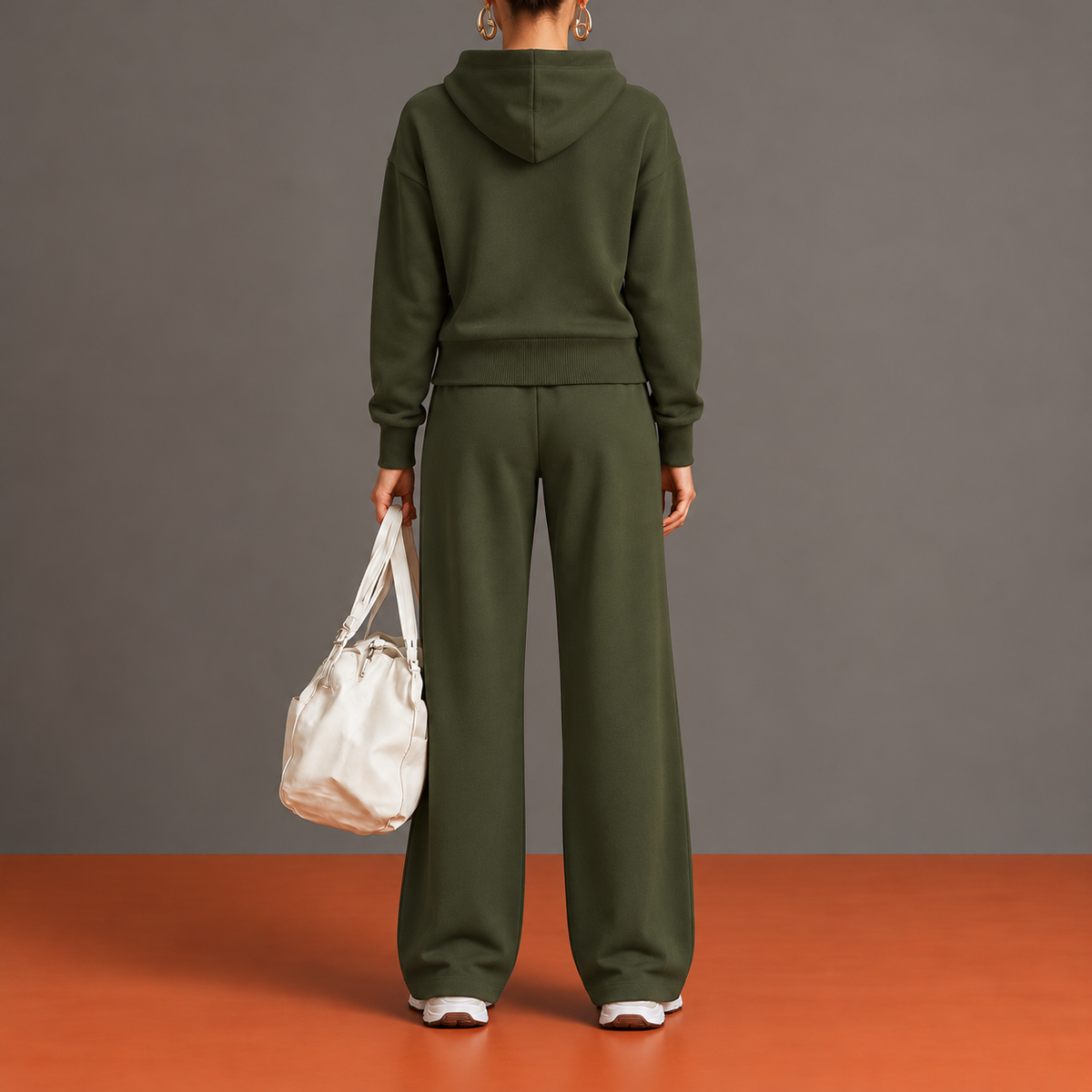 Clothilde - Ensemble à Capuche et Pantalon Large