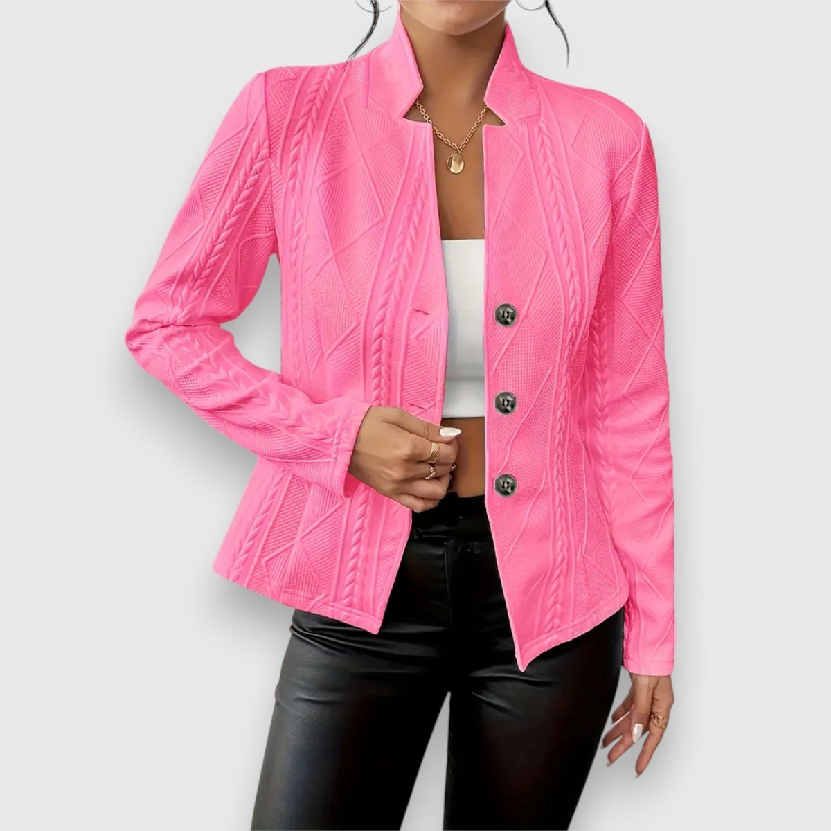 Lorette | Cardigan Texturé Boutonné