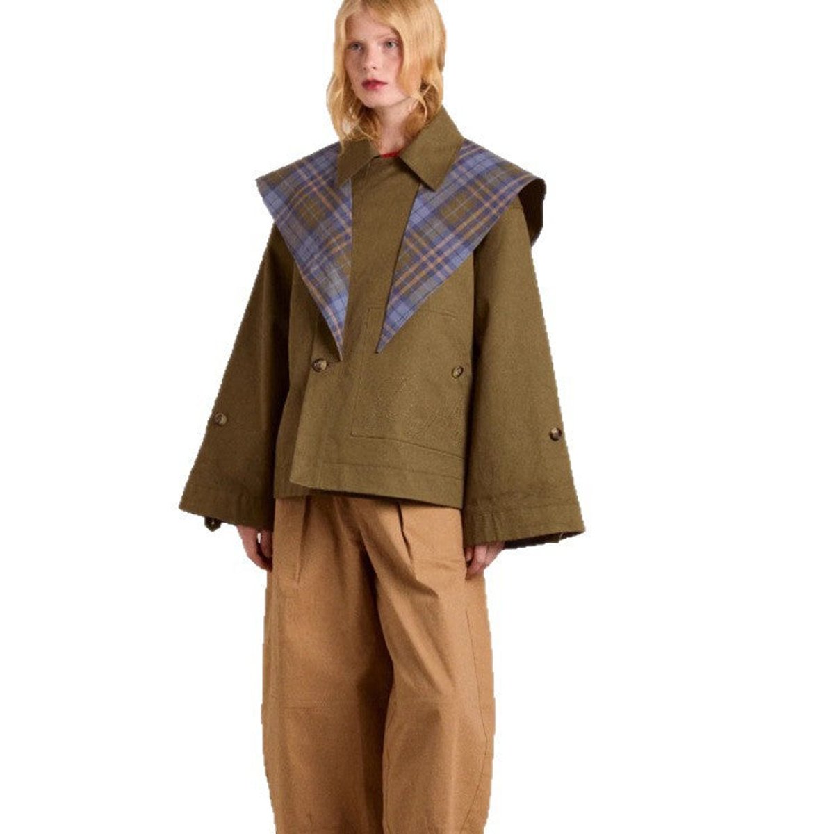 Anne-Sophie - Manteau Utilitaire Oversize Croisé