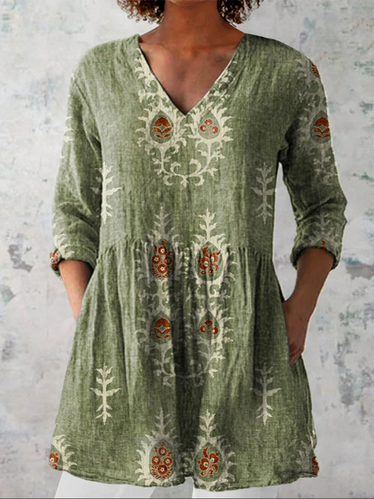 Maeve | Blouse longue à col en V
