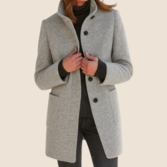 Léonore | Manteau en Laine Coupe Midi
