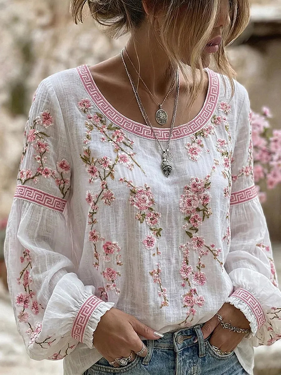 Marie | Blouse Fleurie Romantique