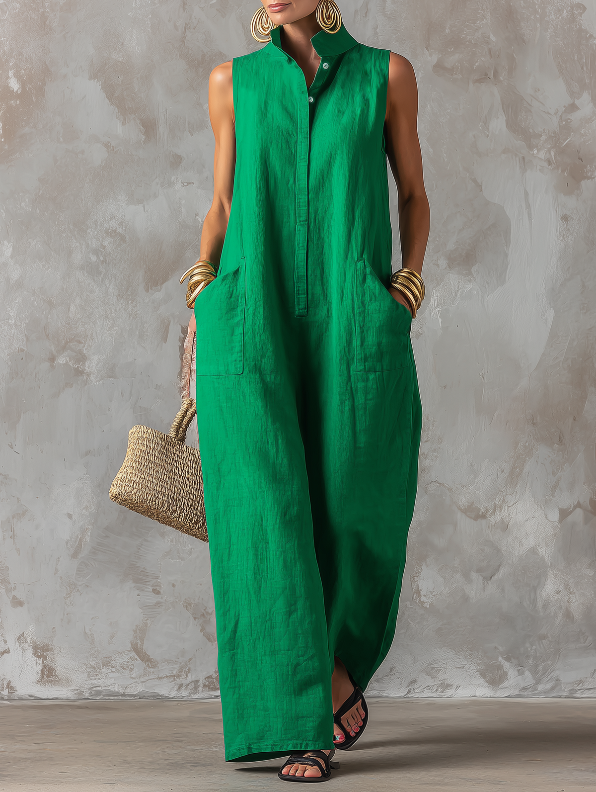 Maïlys | Combinaison Vert Émeraude
