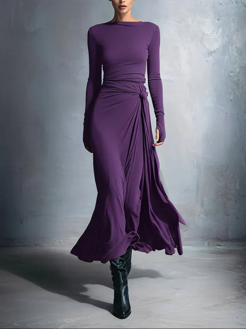 Renee | Robe Maxi Drapée