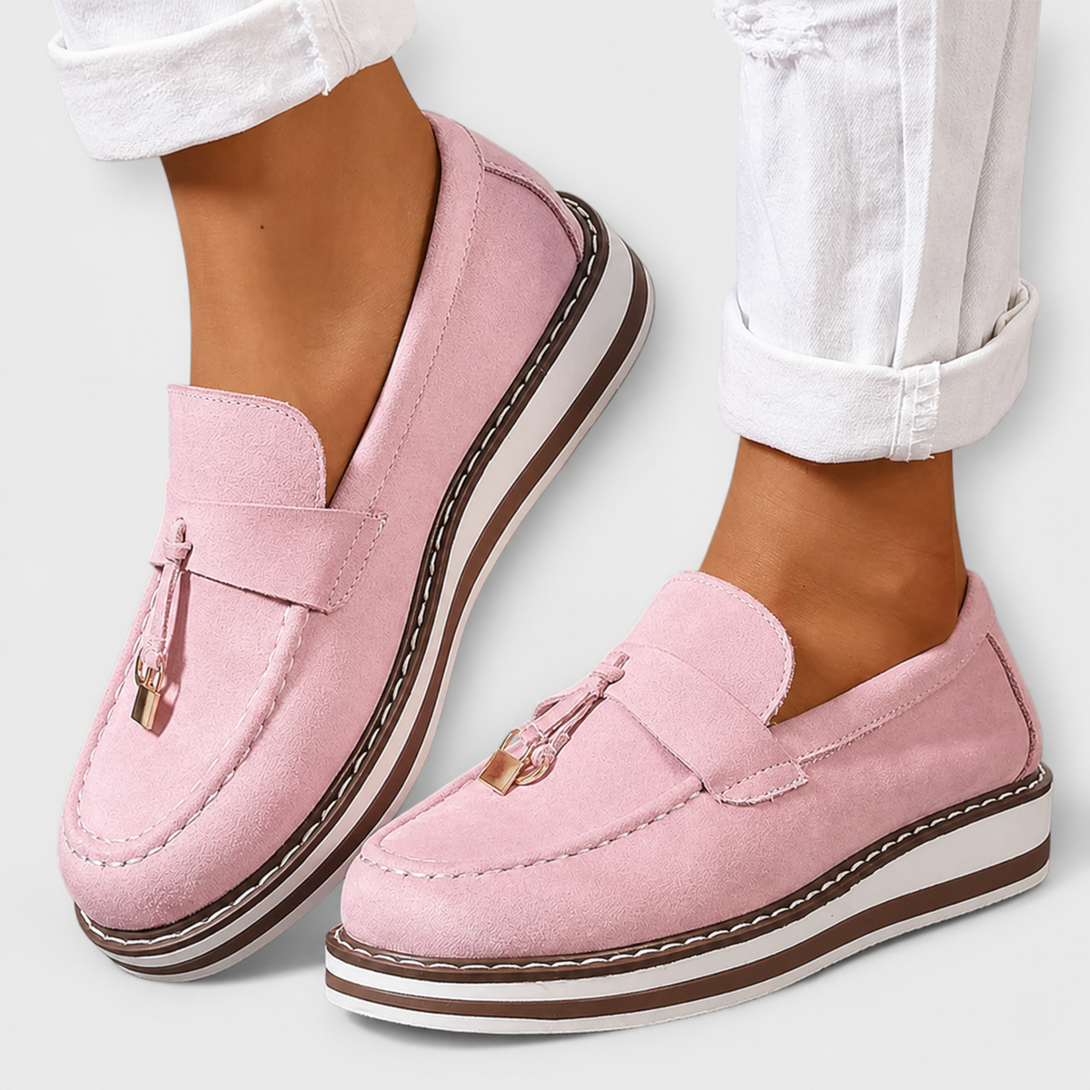 Iris™ | Mocassins Casual à Bout Rond