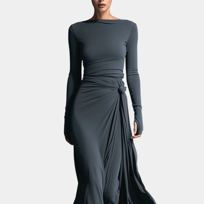 Renee | Robe Maxi Drapée