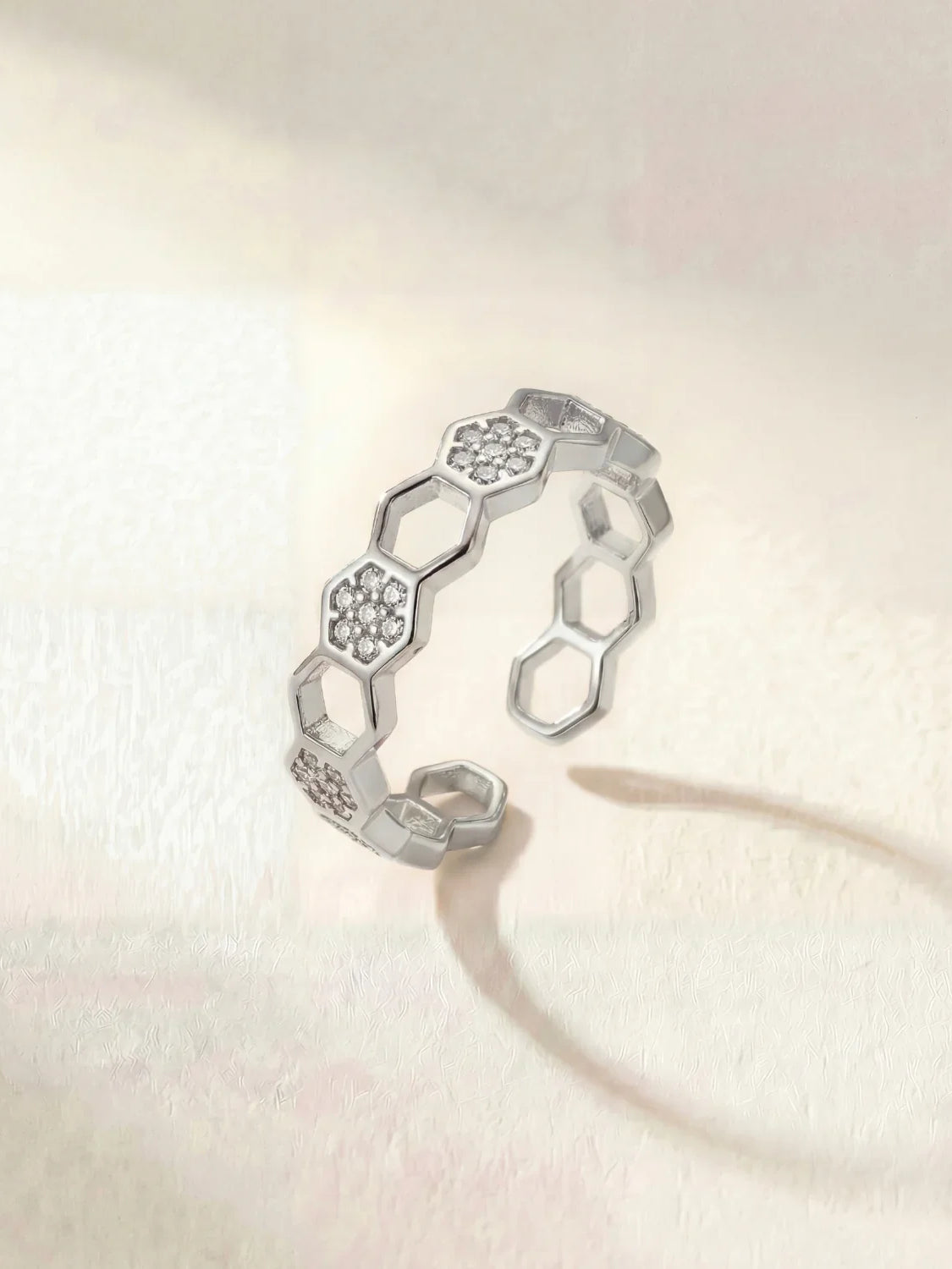 Lena | Modern öppen ring, guld