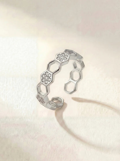 Lena | Modern öppen ring, guld