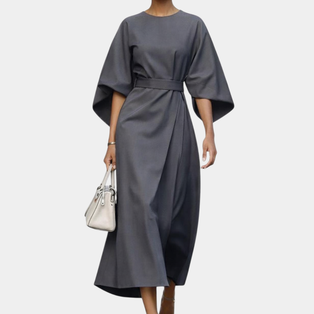 Ariane | Robe Maxi à Manches Kimono