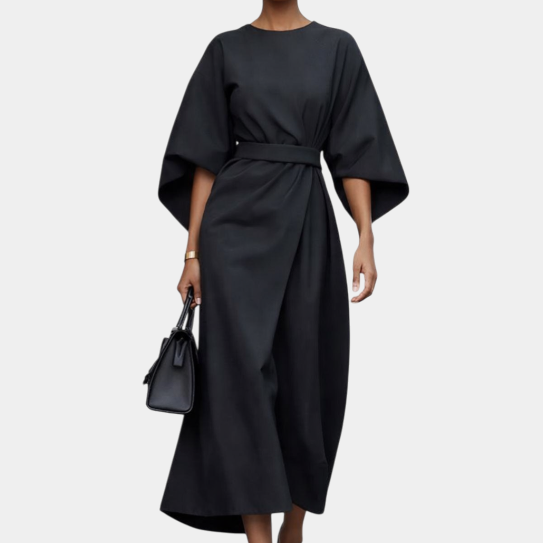 Ariane | Robe Maxi à Manches Kimono