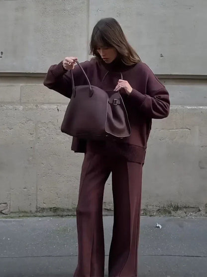 Séverine - Ensemble Sweat Ample et Pantalon Droit