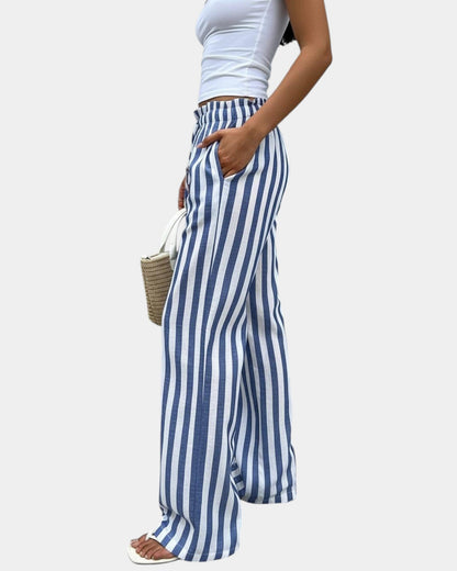 Marguerite | Pantalon à rayures