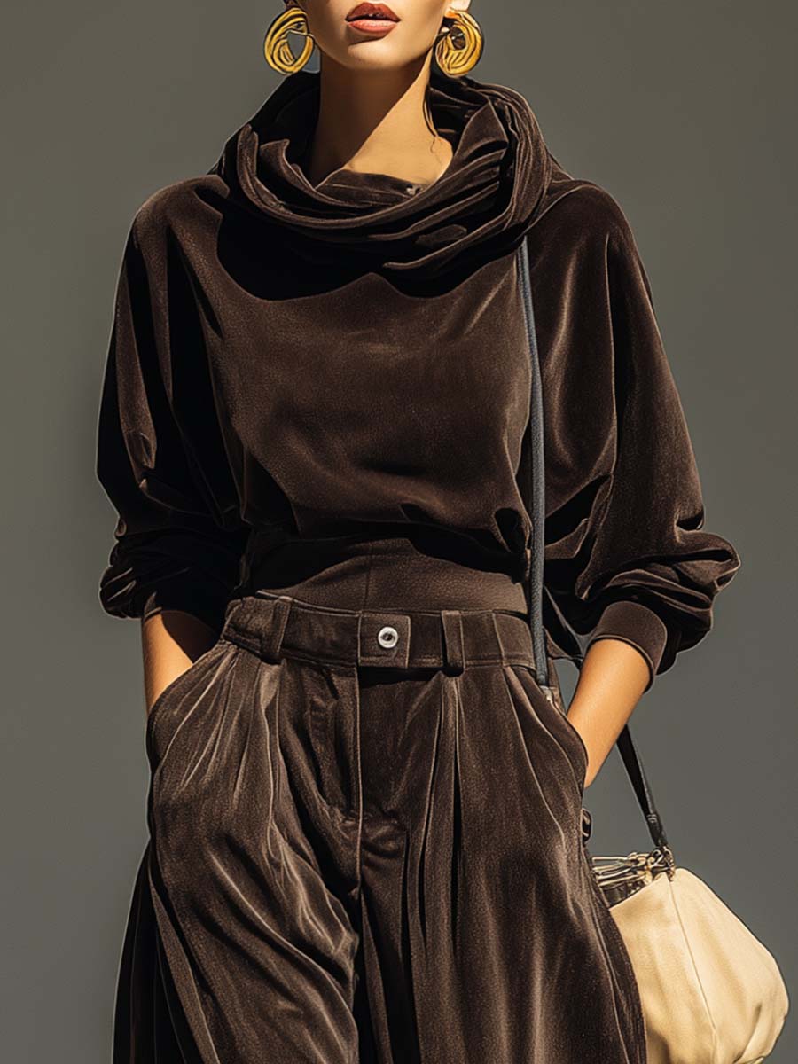 Capucine | Ensemble Ample en Velours