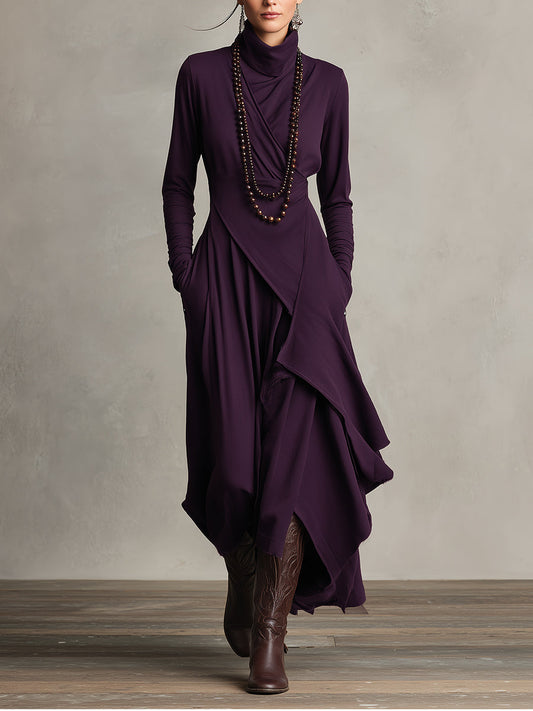 Nathalie | Robe Élégante Drapée