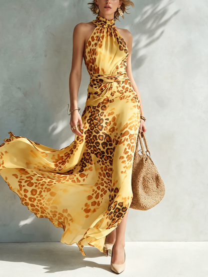 Danielle | Robe à Imprimé Animalier