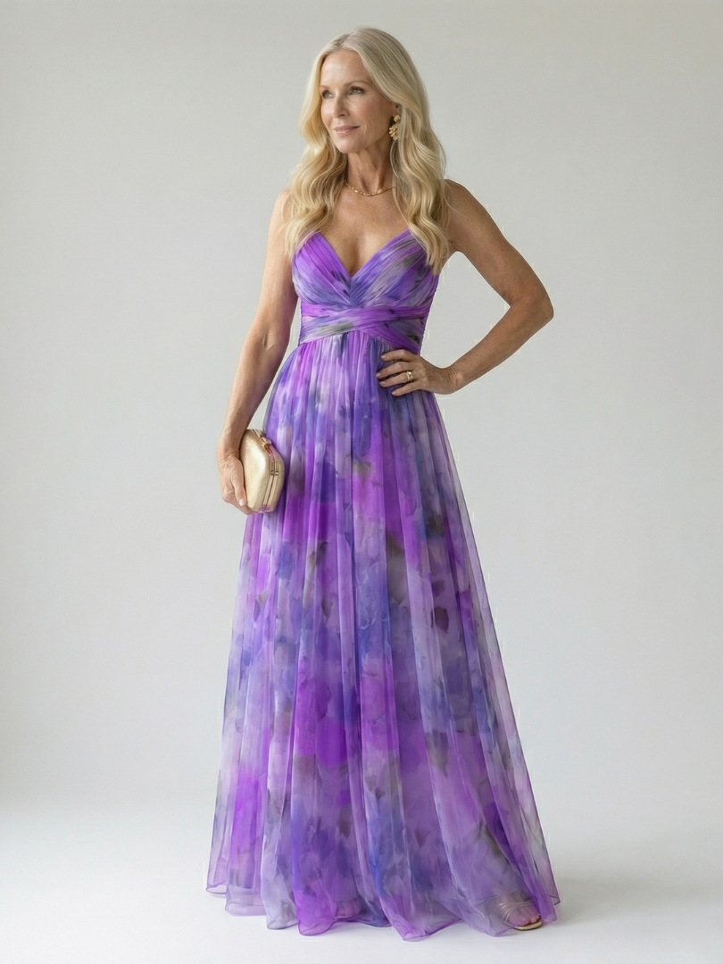 Charline | Robe Maxi Portefeuille Douce