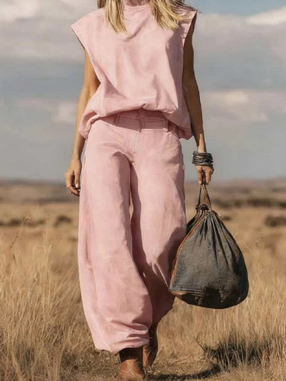 Élodie | Ensemble Ample avec Pantalon Large