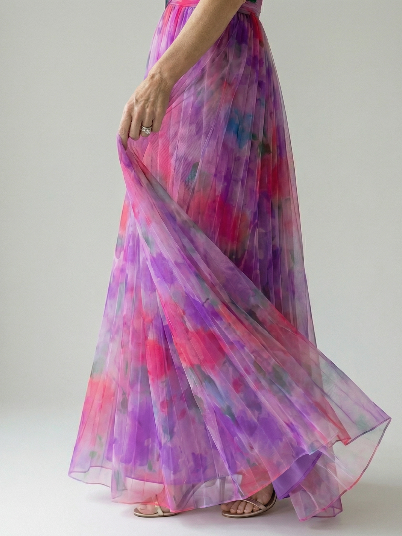 Charline | Robe Maxi Portefeuille Douce