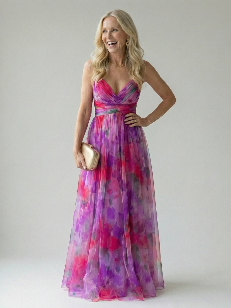 Charline | Robe Maxi Portefeuille Douce