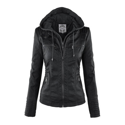 Armandine - Veste Motarde à Capuche