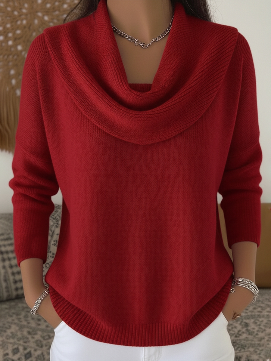Geneviève | Pull Col Bénitier Douillet