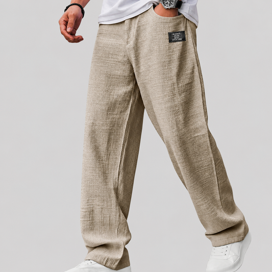 Marc | Pantalon Casual Chic en Lin Premium