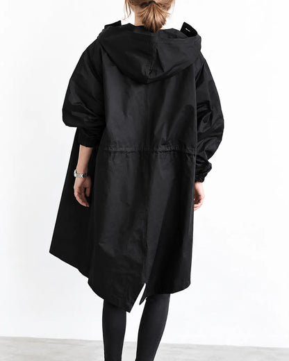 Maëva - Manteau Oversize à Capuche et Boutons
