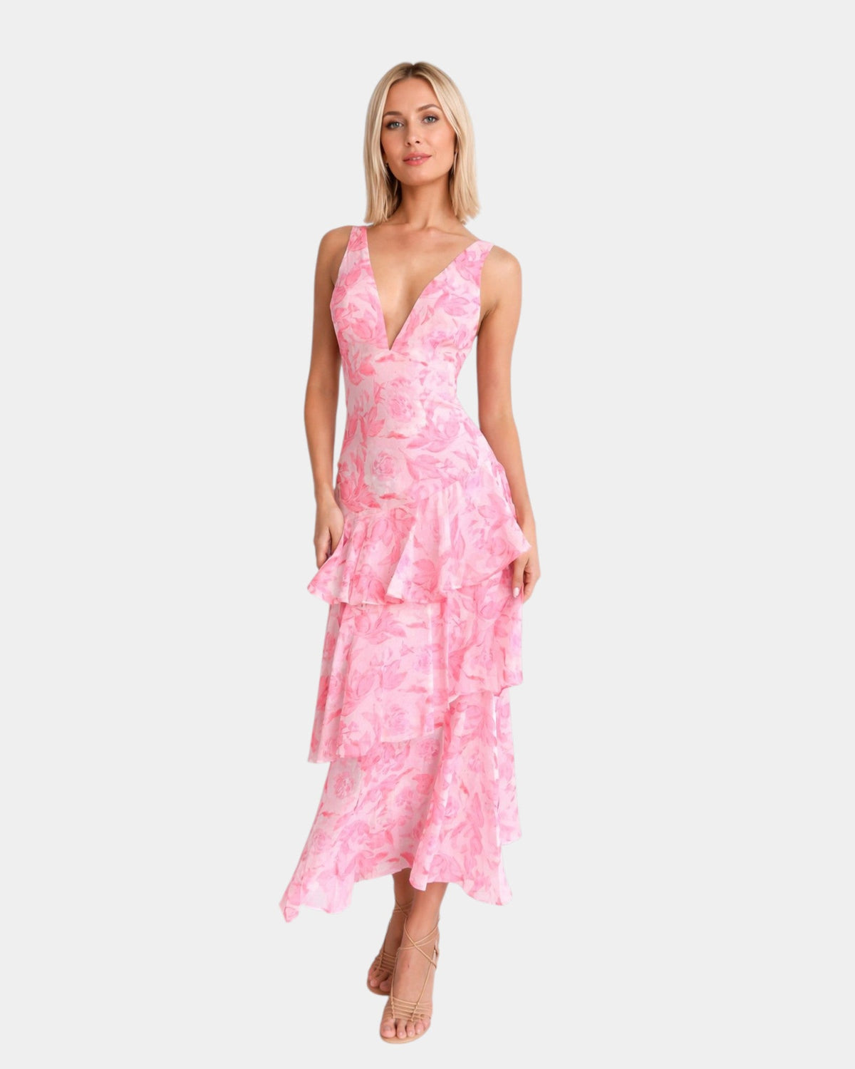 Isa | Robe maxi florale élégante