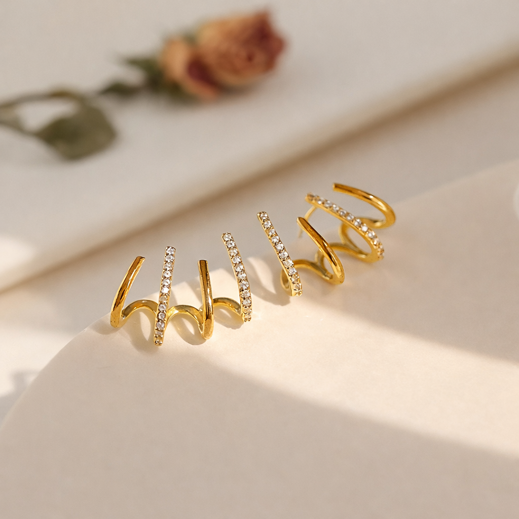 Zoé™ | Boucle d'Oreille Spirale