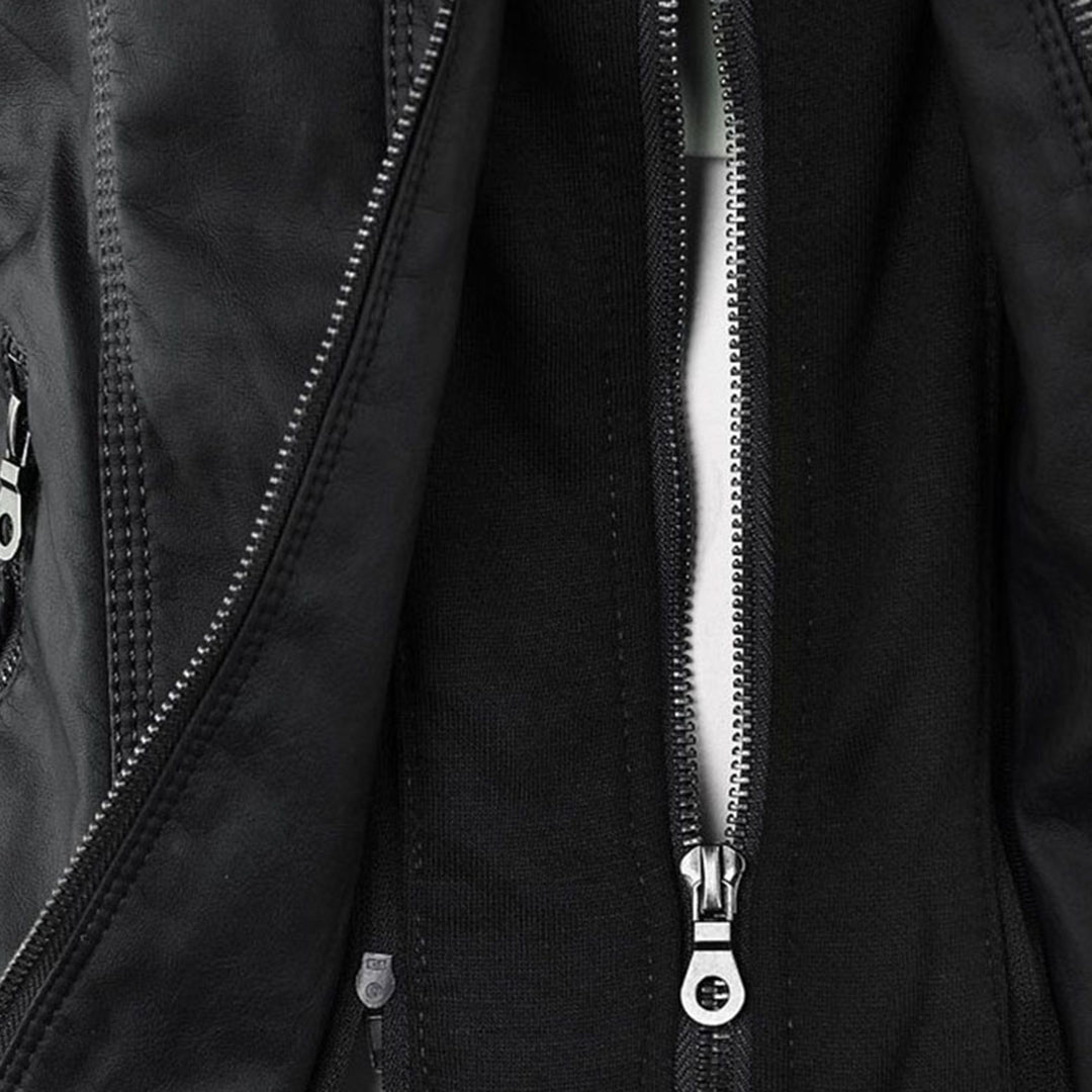 Célestine | Blouson Moto à Capuche