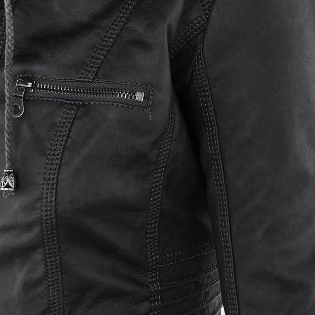 Armandine - Veste Motarde à Capuche