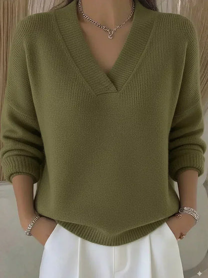 Vivienne | Pull Col en V Détendu