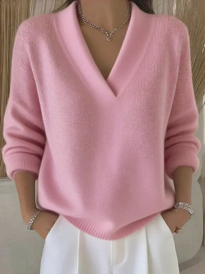 Vivienne | Pull Col en V Détendu
