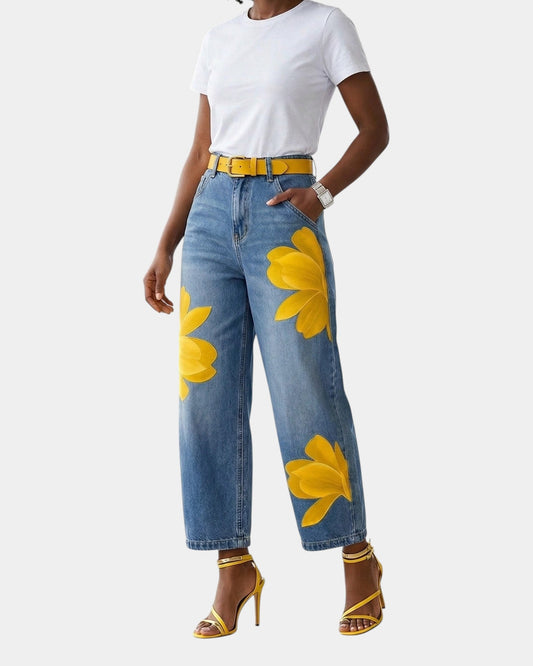 Chérine | Pantalons floraux élégants