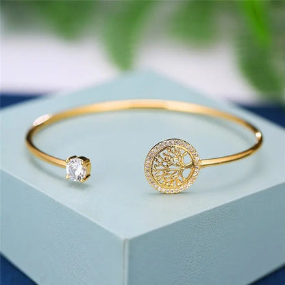 Mireille™ | Bracelet Ajustable Arbre de Vie