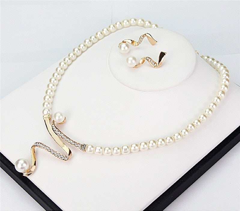 Perla | Parure Collier et Boucles d'Oreilles