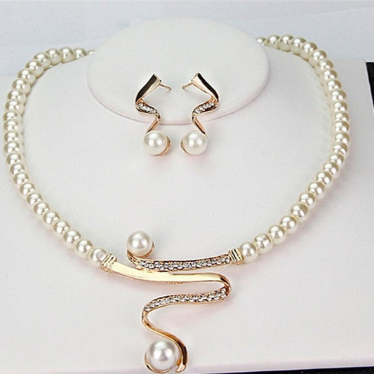 Perla | Parure Collier et Boucles d'Oreilles
