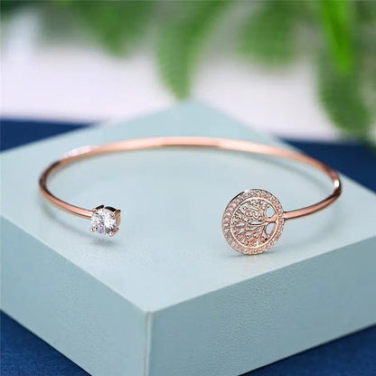 Mireille™ | Bracelet Ajustable Arbre de Vie