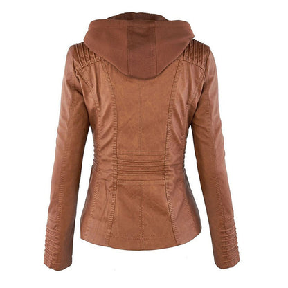Armandine - Veste Motarde à Capuche