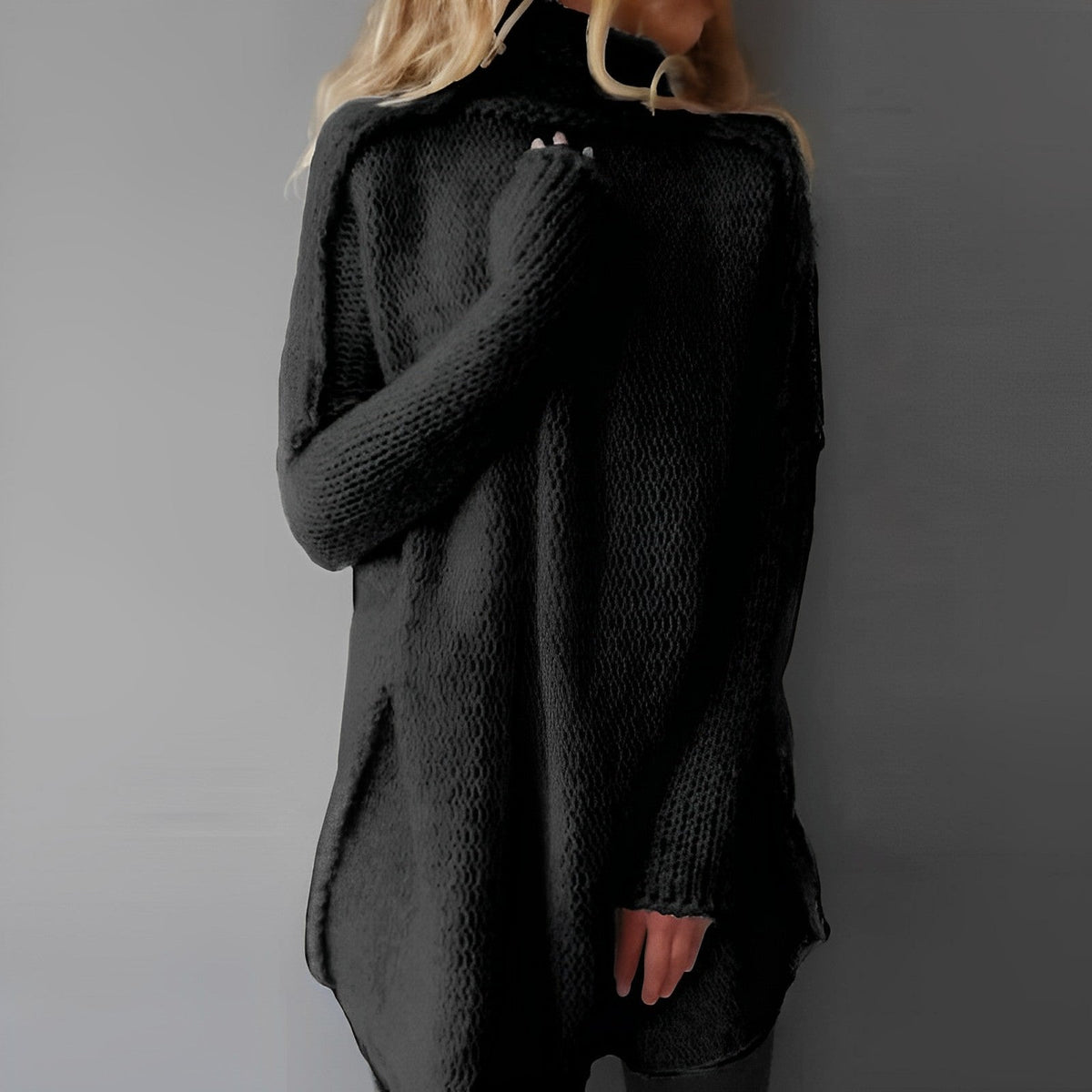 Brigitte | Pull Détendu à Col Roulé