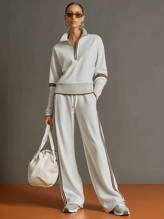 Mariette | Ensemble Chemisier et Pantalon Large