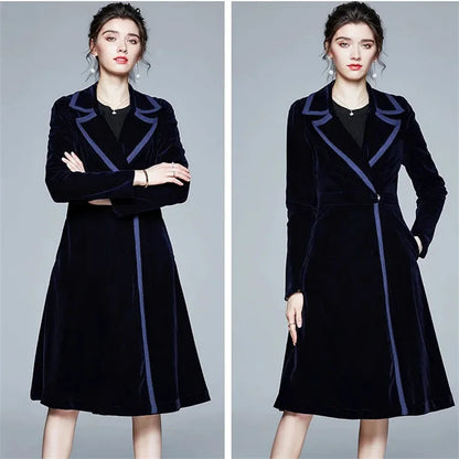 Séraphine | Manteau long en velours